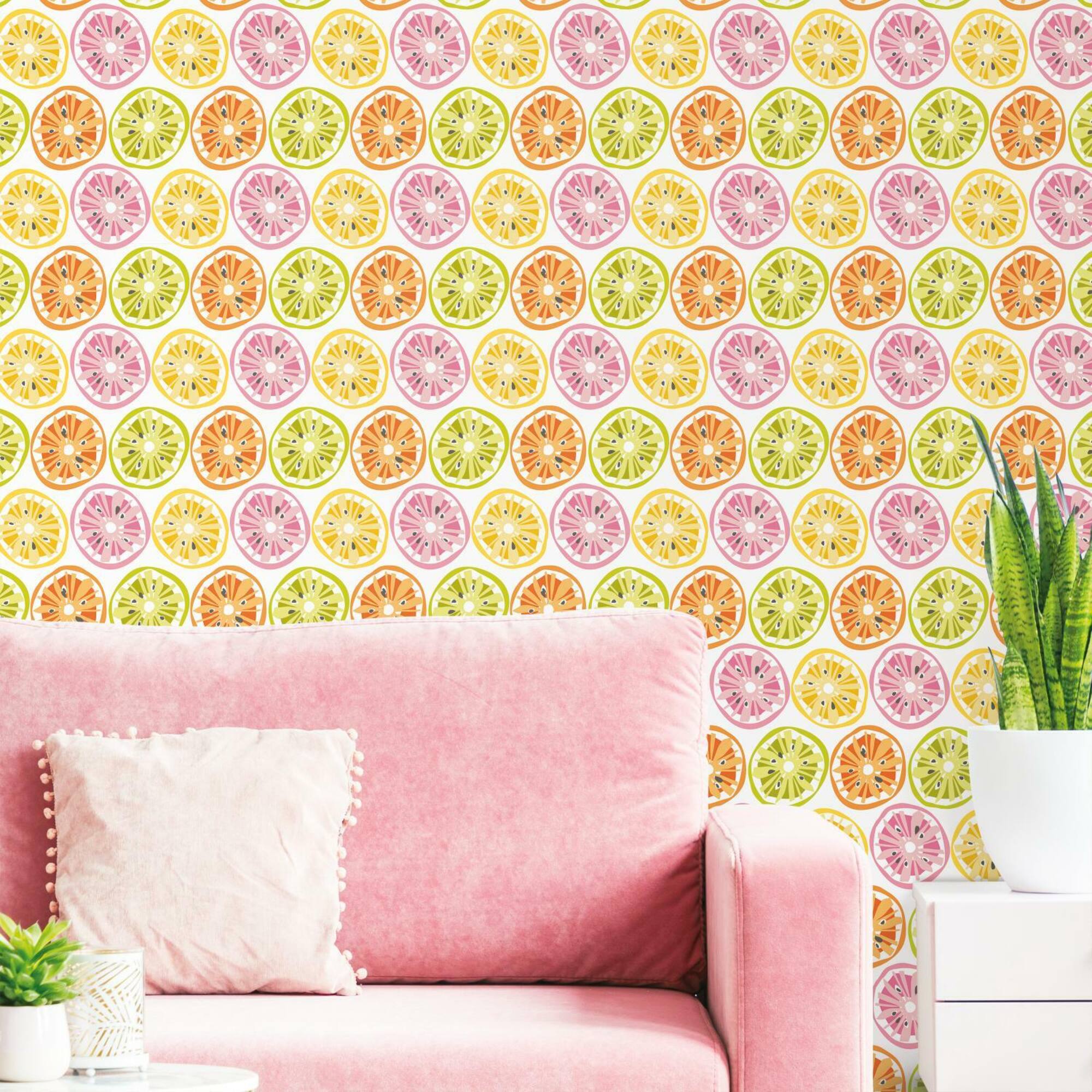 RoomMates Citrus Sweet Peel & Stick Wallpaper